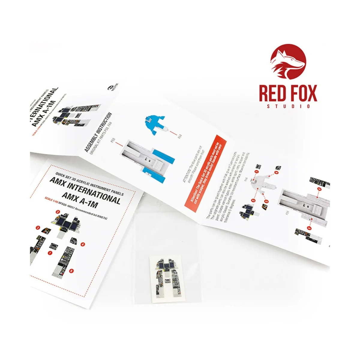 1/48 AMX A-1M (for Kinetic kit), 1/48 - Red Fox Studio RFSQS-48051