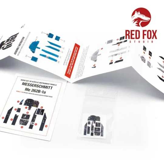 1/48 Messerschmitt Me 262B-1a (for Hobby Boss kit), 1/48 - Red Fox ...