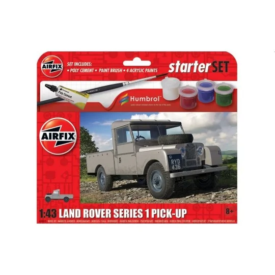 Starter Set - Land Rover Series 1, 1/43 - Airfix A55012