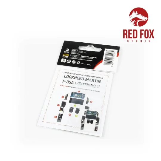 1/48 F-35A Lightning II (for Meng kit), 1/48 - Red Fox Studio RFSQS...