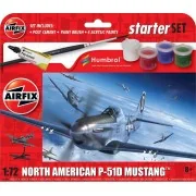 Starter Set - North American P-51D Mustang, 1/72 - Airfix A55013