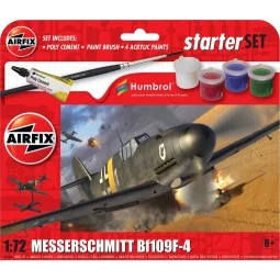 Starter Set - Messerschmitt Bf109F-4, 1/72 - Airfix A55014