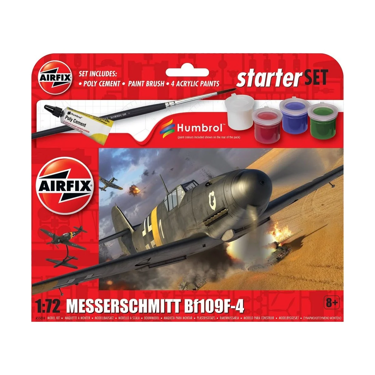 Starter Set - Messerschmitt Bf109F-4 - Airfix A55014