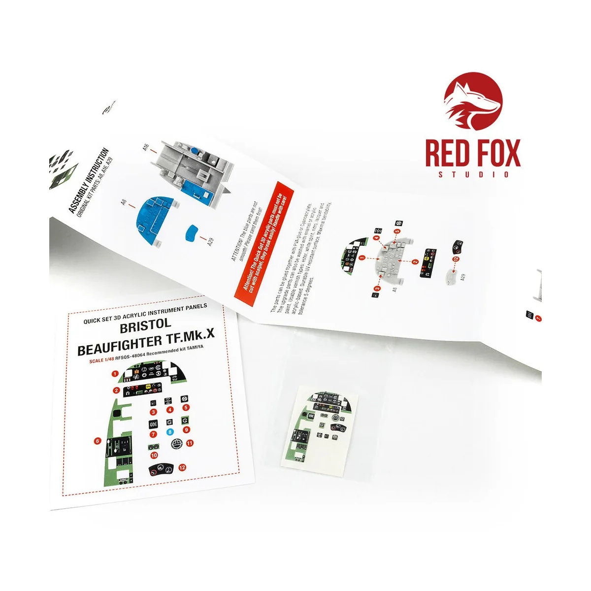 1/48 Bristol Beaufighter TF Mk.X (for Tamiya kit), 1/48 - Red Fox S...
