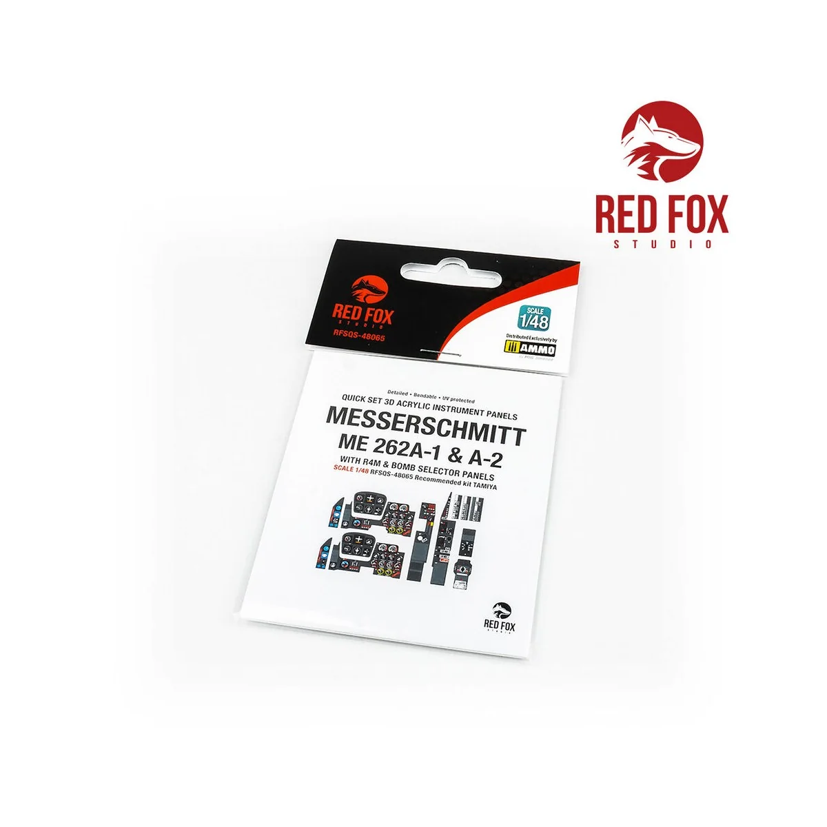 1/48 Messerschmitt Me 262A-1/A-2 with R4M & Bomb Selector (for Tami...