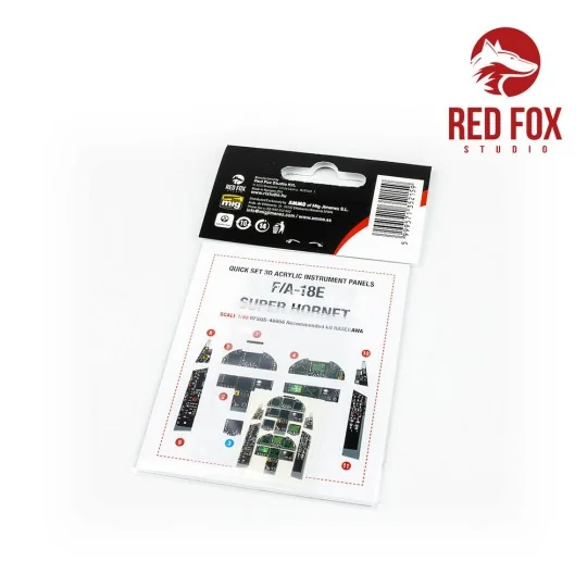 1/48 F/A-18E Super Hornet (for Hasegawa kit) - Red Fox Studio RFSQS...