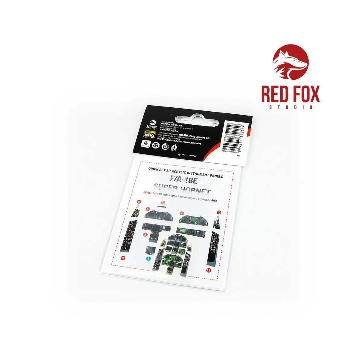 1/48 F/A-18E Super Hornet (for Hasegawa kit) - Red Fox Studio RFSQS...