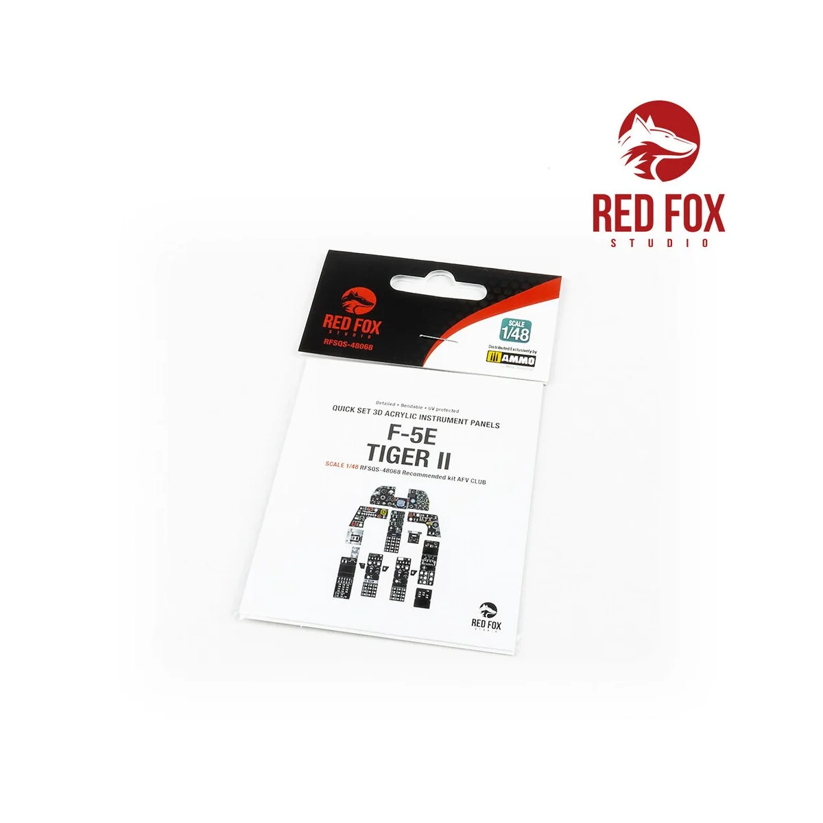 1/48 F-5E Tiger II (for AFV Club kit), 1/48 - Red Fox Studio RFSQS-...