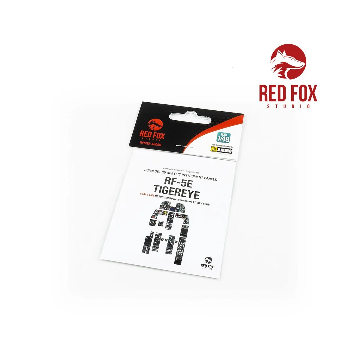 1/48 RF-5E Tigereye (for AFV Club kit) - Red Fox Studio RFSQS-48069