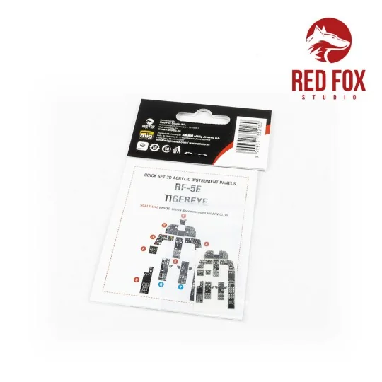1/48 RF-5E Tigereye (for AFV Club kit) - Red Fox Studio RFSQS-48069