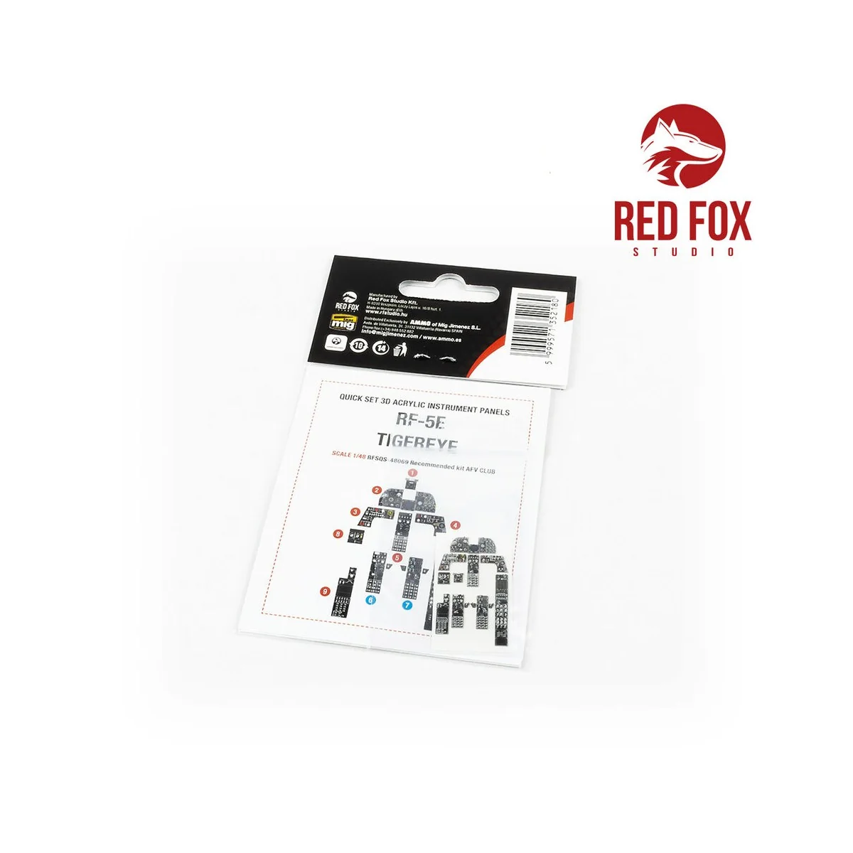 1/48 RF-5E Tigereye (for AFV Club kit), 1/48 - Red Fox Studio RFSQS...
