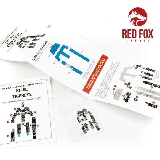 1/48 RF-5E Tigereye (for AFV Club kit), 1/48 - Red Fox Studio RFSQS...