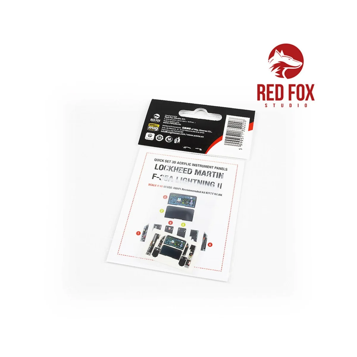 1/48 F-35A Lightning II (for Kitty Hawk kit) - Red Fox Studio RFSQS...