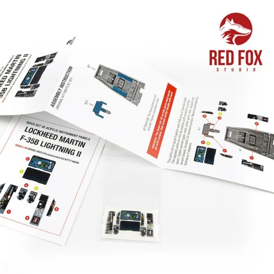 1/48 F-35B Lightning II (for Kitty Hawk kit) - Red Fox Studio RFSQS...