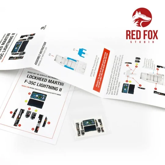 1/48 F-35C Lightning II (for Kitty Hawk kit) - Red Fox Studio RFSQS...
