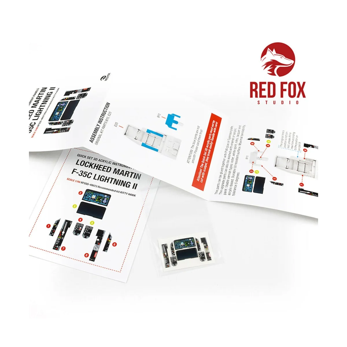 1/48 F-35C Lightning II (for Kitty Hawk kit) - Red Fox Studio RFSQS...