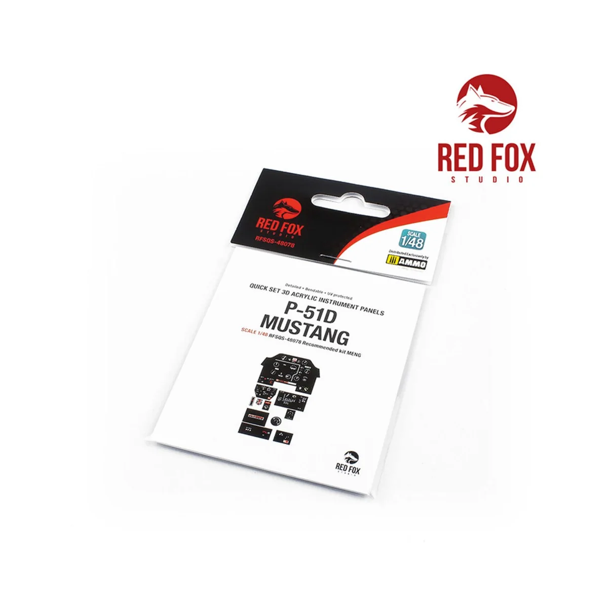 1/48 P-51D-5 Mustang (for Meng Model kit) - Red Fox Studio RFSQS-48078
