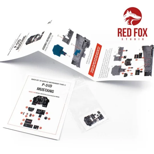 1/48 P-51D-5 Mustang (for Meng Model kit), 1/48 - Red Fox Studio RF...