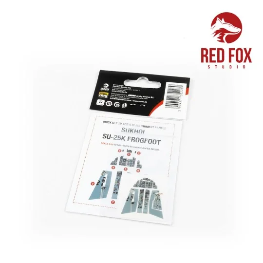 1/48 Sukhoi Su-25K (for Zvezda kit), 1/48 - Red Fox Studio RFSQS-48079
