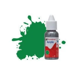 HUMBROL ACRYLIC DROPPER BOTTLE 14ML No 2 Emerald Green - Gloss - Hu...