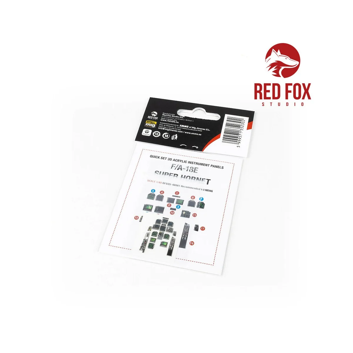 1/48 F/A-18E Super Hornet (for Meng kit) - Red Fox Studio RFSQS-48081