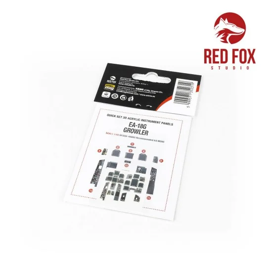 1/48 EA-18G Growler (for Meng kit) - Red Fox Studio RFSQS-48082
