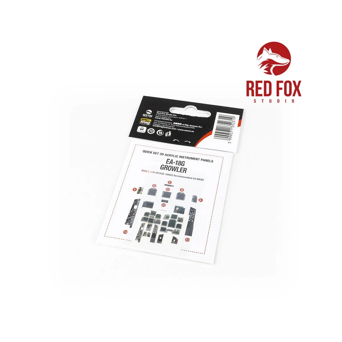 1/48 EA-18G Growler (for Meng kit), 1/48 - Red Fox Studio RFSQS-48082