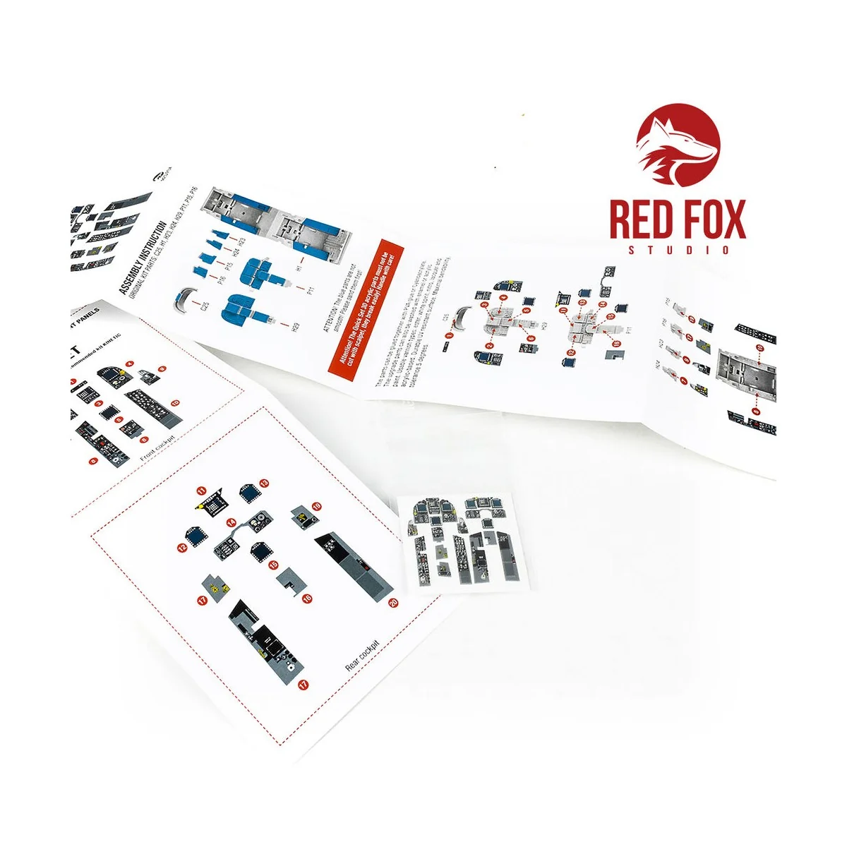 1/48 F/A-18B Hornet (for Kinetic kit), 1/48 - Red Fox Studio RFSQS-...