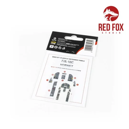 1/48 F/A-18C Hornet (for Kinetic kit) - Red Fox Studio RFSQS-48085