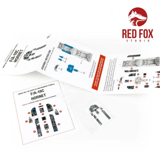 1/48 F/A-18C Hornet (for Kinetic kit), 1/48 - Red Fox Studio RFSQS-...