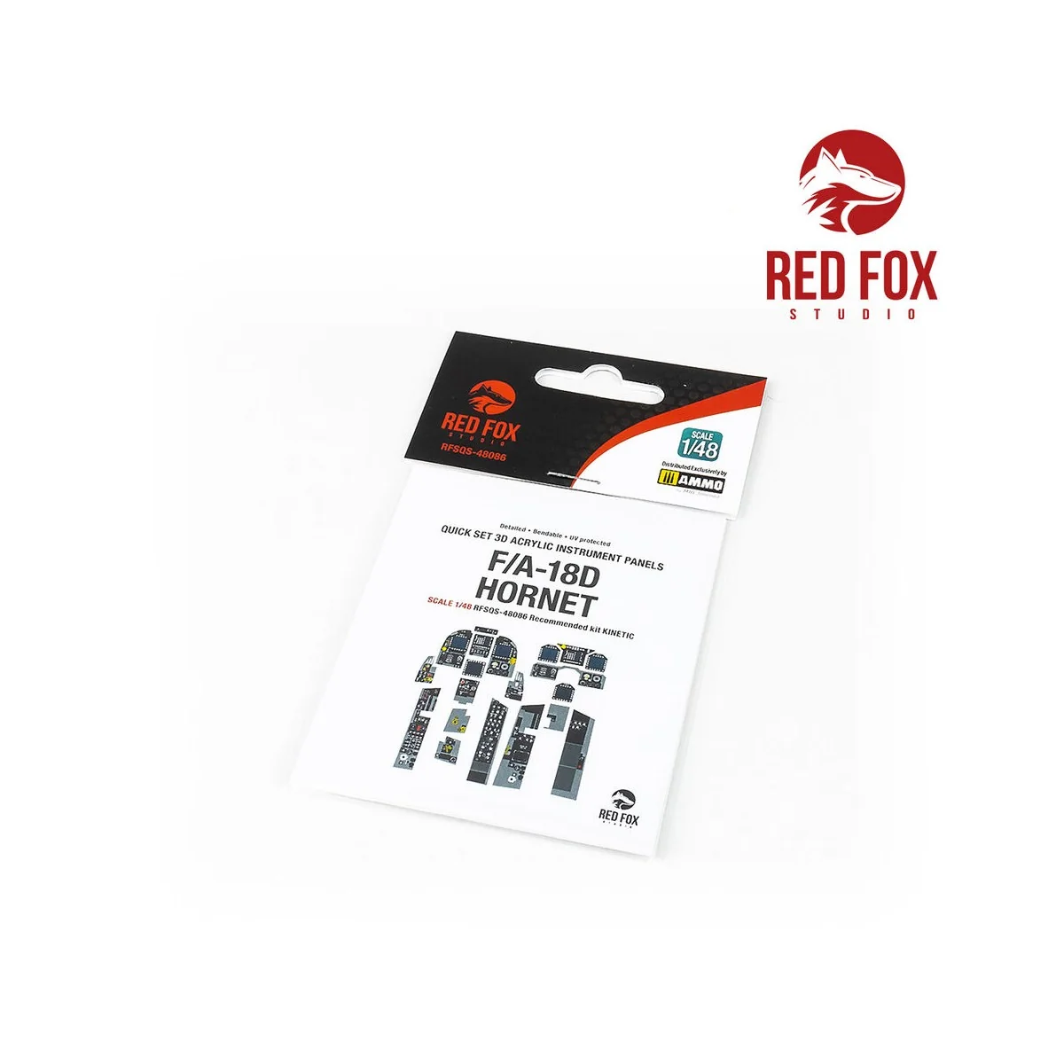 1/48 F/A-18D Hornet (for Kinetic kit) - Red Fox Studio RFSQS-48086