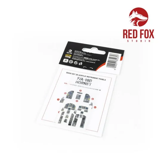 1/48 F/A-18D Hornet (for Kinetic kit) - Red Fox Studio RFSQS-48086