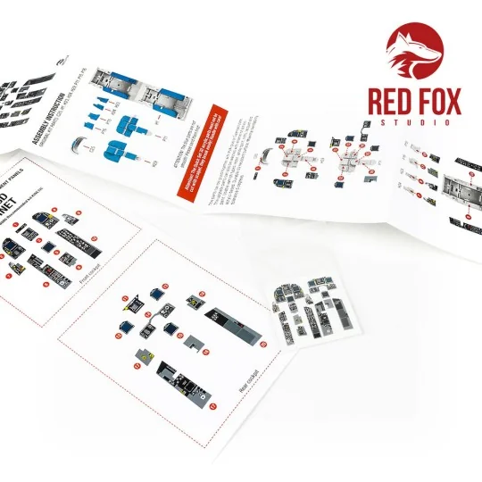 1/48 F/A-18D Hornet (for Kinetic kit) - Red Fox Studio RFSQS-48086