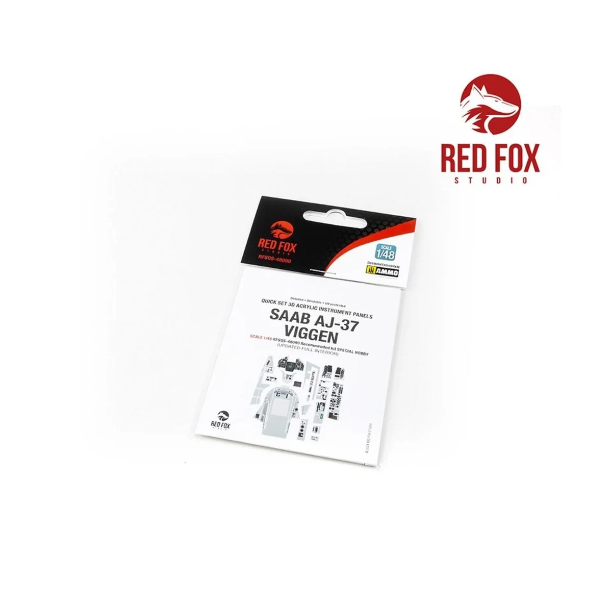 Saab AJ-37 Viggen - Updated full interior (for Special Hobby kit), ...