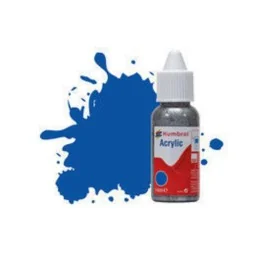 HUMBROL ACRYLIC DROPPER BOTTLE 14ML No 14 French Blue - Gloss - Hum...