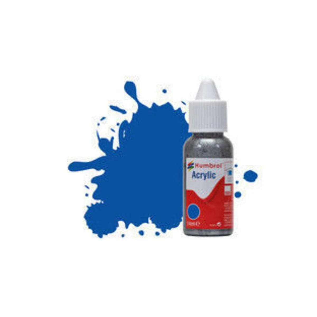 HUMBROL ACRYLIC DROPPER BOTTLE 14ML No 14 French Blue - Gloss - Hum...