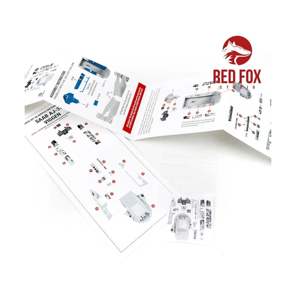 Saab AJ-37 Viggen - Updated full interior (for Special Hobby kit) -...