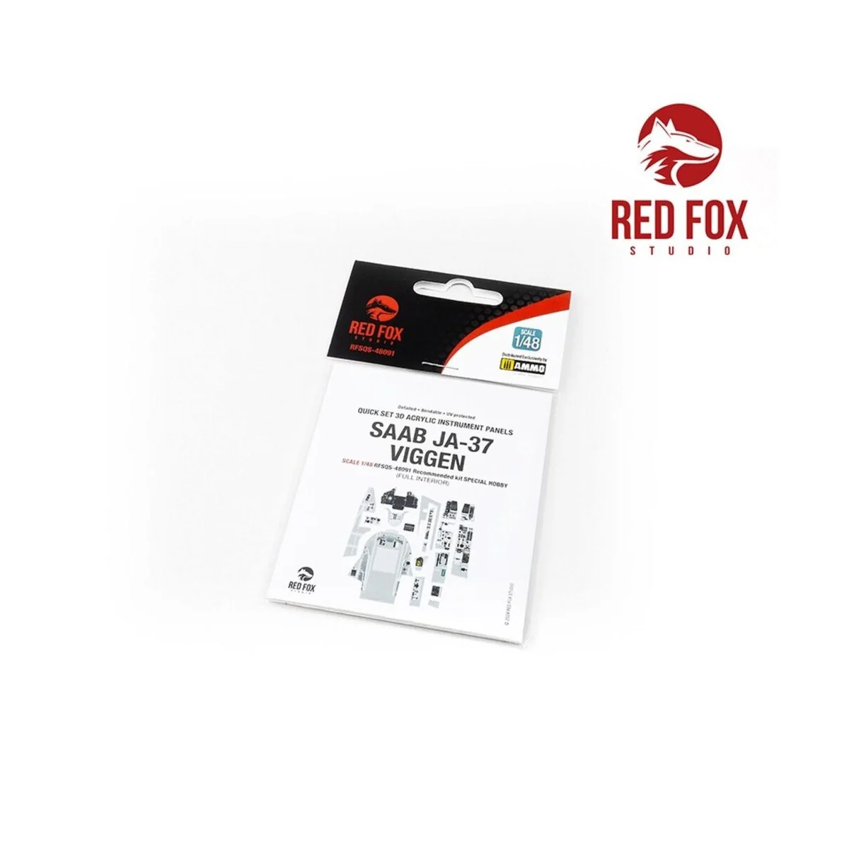 Saab JA-37 Viggen (for Special Hobby kit), 1/48 - Red Fox Studio RF...