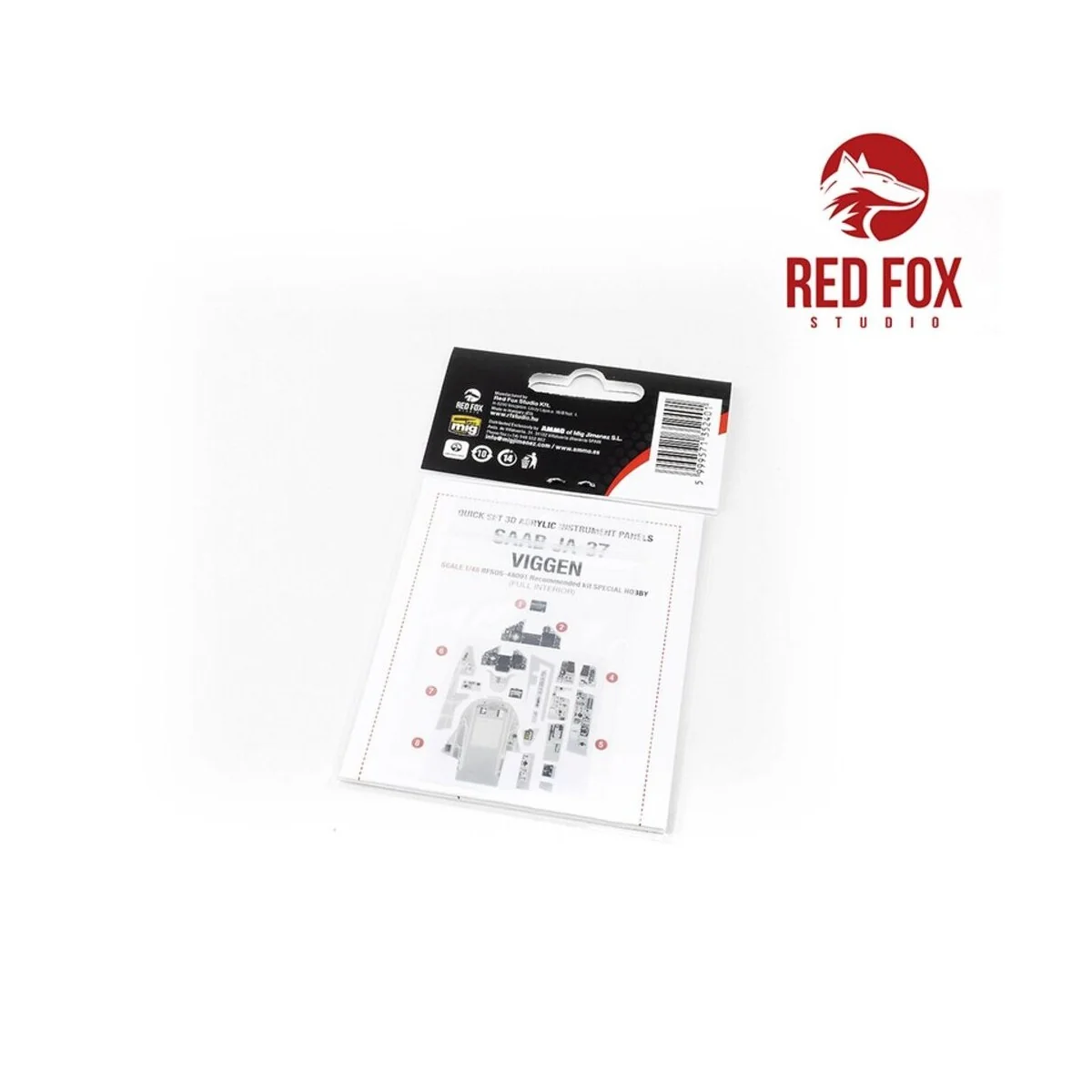 Saab JA-37 Viggen (for Special Hobby kit), 1/48 - Red Fox Studio RF...