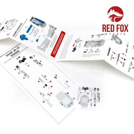 Saab JA-37 Viggen (for Special Hobby kit), 1/48 - Red Fox Studio RF...