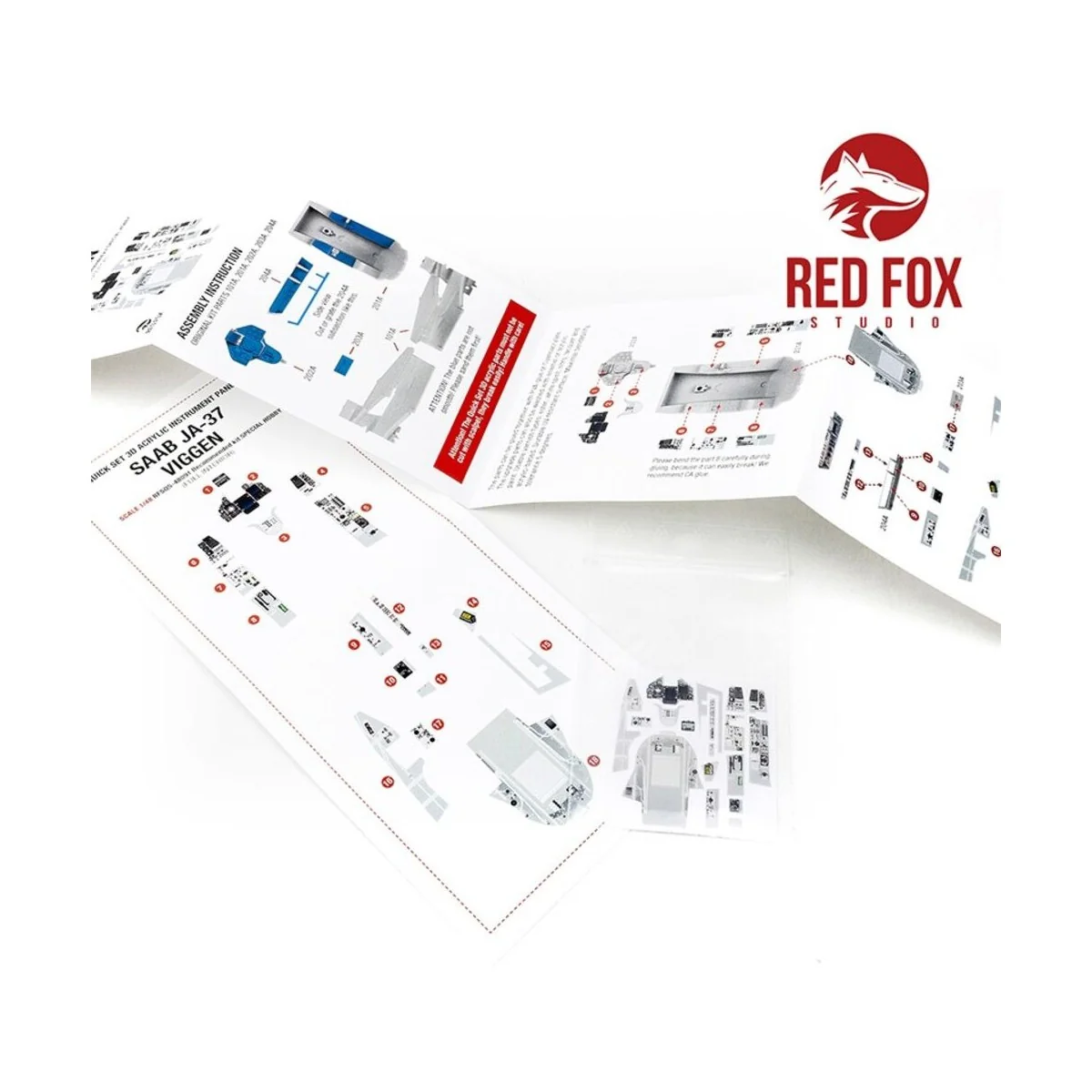 Saab JA-37 Viggen (for Special Hobby kit) - Red Fox Studio RFSQS-48091