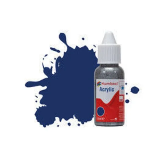 HUMBROL ACRYLIC DROPPER BOTTLE 14ML No 15 Midnight Blue - Gloss - H...