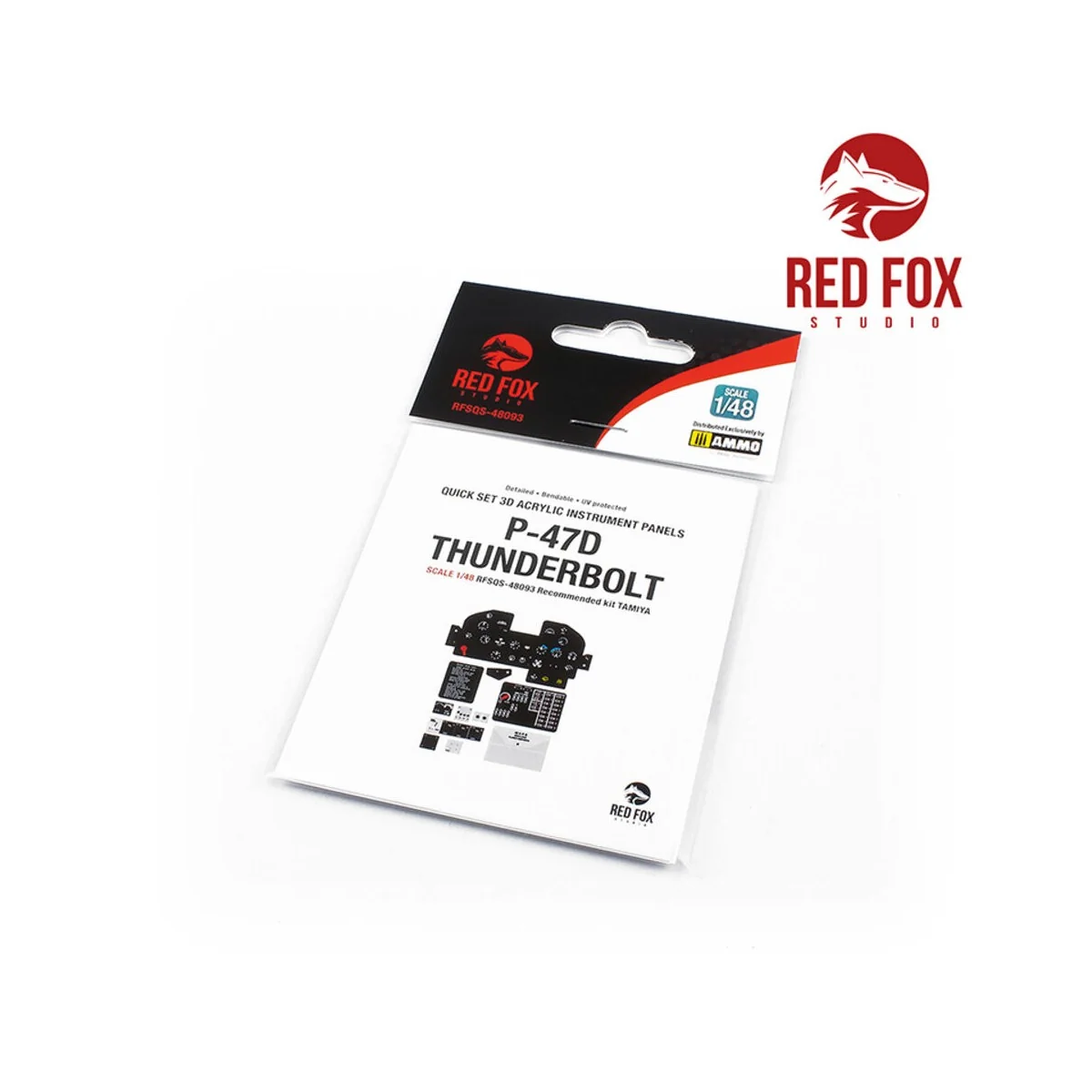 1/48 P-47D Thunderbolt (for Tamiya kit), 1/48 - Red Fox Studio RFSQ...
