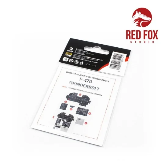 1/48 P-47D Thunderbolt (for Tamiya kit), 1/48 - Red Fox Studio RFSQ...