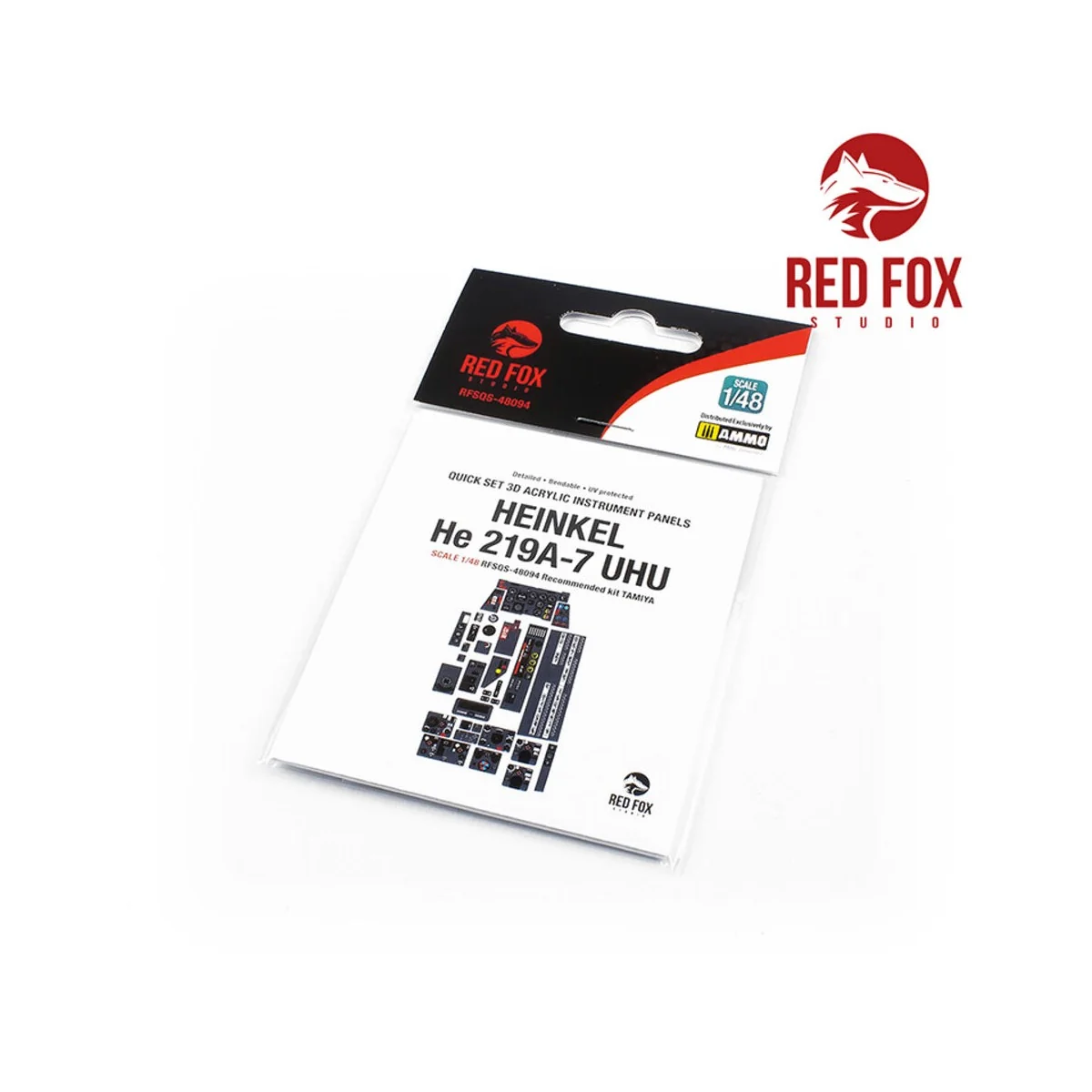 1/48 HE 219A-7 Uhu (for Tamiya kit), 1/48 - Red Fox Studio RFSQS-48094
