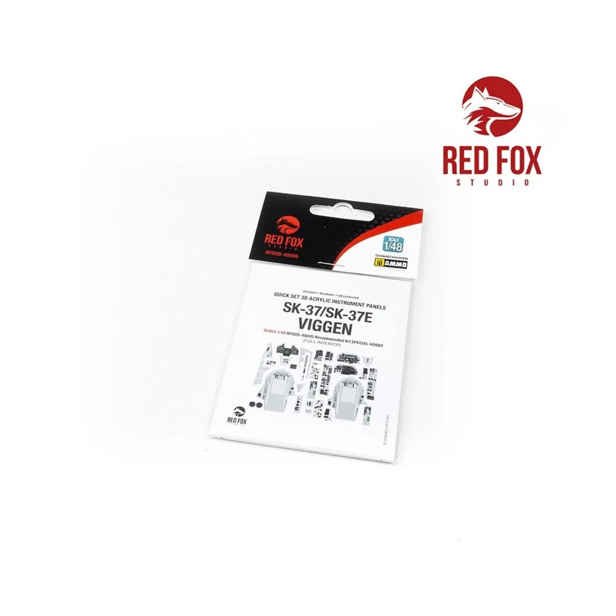 Saab SK-37/SK-37E Viggen (for Special Hobby kit), 1/48 - Red Fox St...