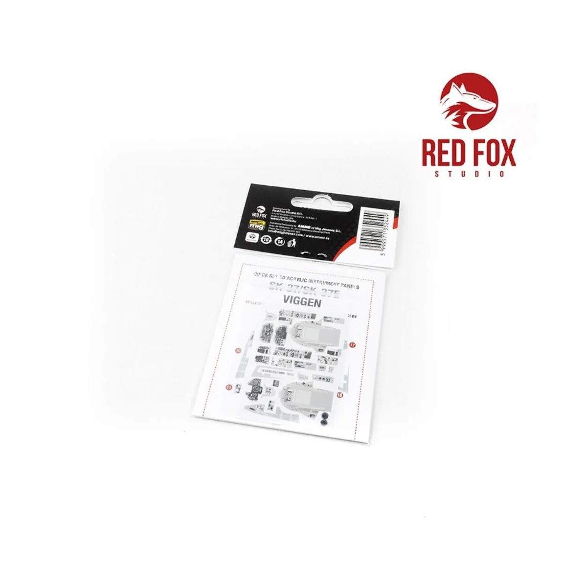 Saab SK-37/SK-37E Viggen (for Special Hobby kit), 1/48 - Red Fox St...