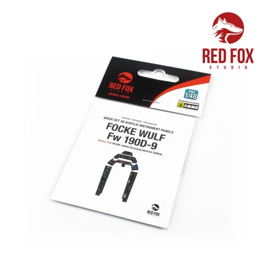 1/48 Focke Wulf Fw 190D-9 (for Tamiya kit) - Red Fox Studio RFSQS-4...