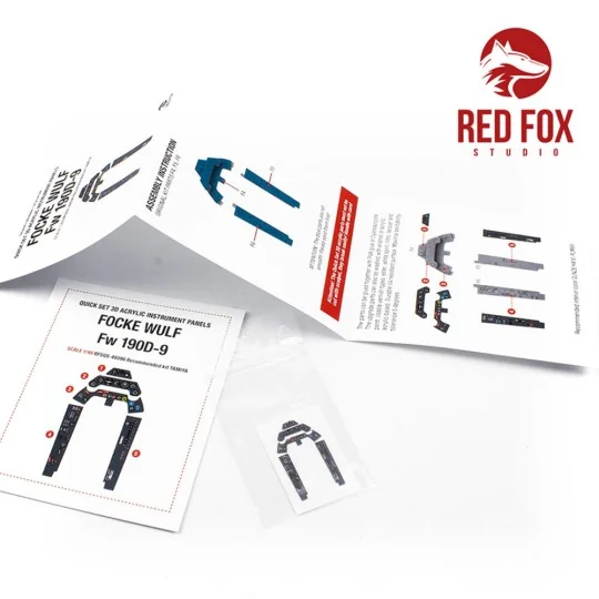 1/48 Focke Wulf Fw 190D-9 (for Tamiya kit), 1/48 - Red Fox Studio R...