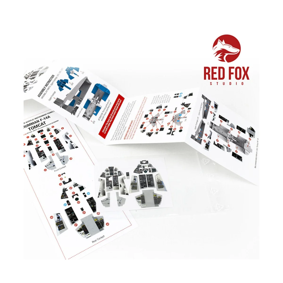 1/48 Grumman F-14A Tomcat (for Academy kit), 1/48 - Red Fox Studio ...